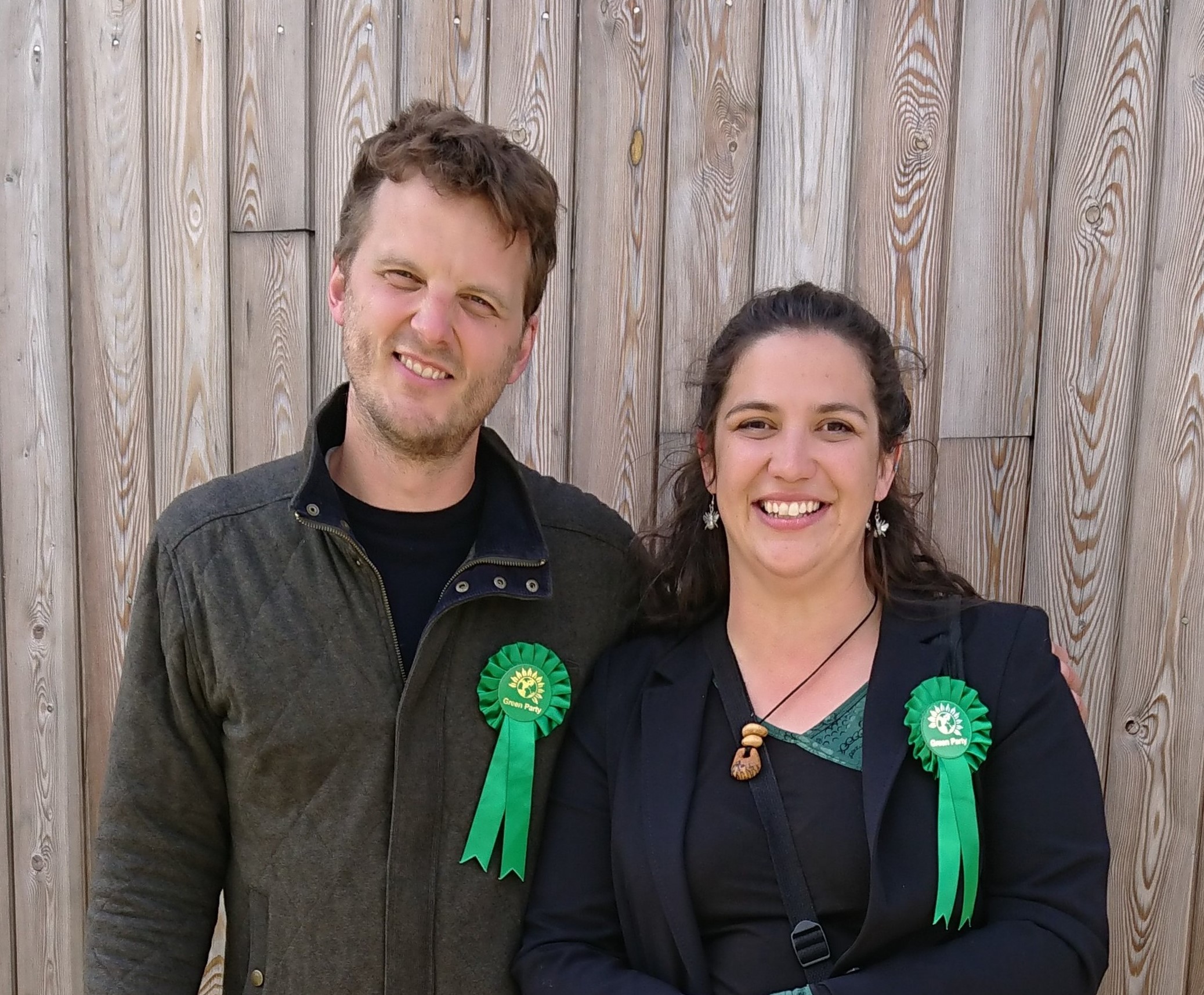 Matt and Steph outside the Tower Division Count